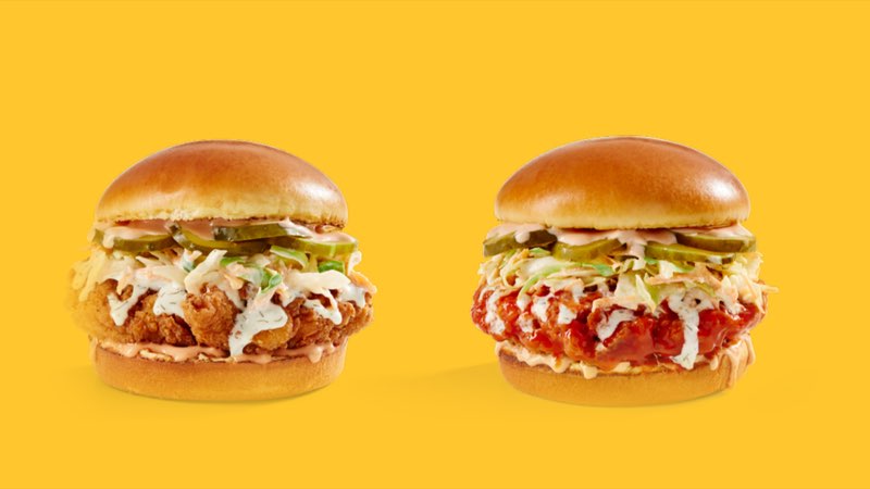 Classic Crispy and Classic Spicy chicken sandwiches
